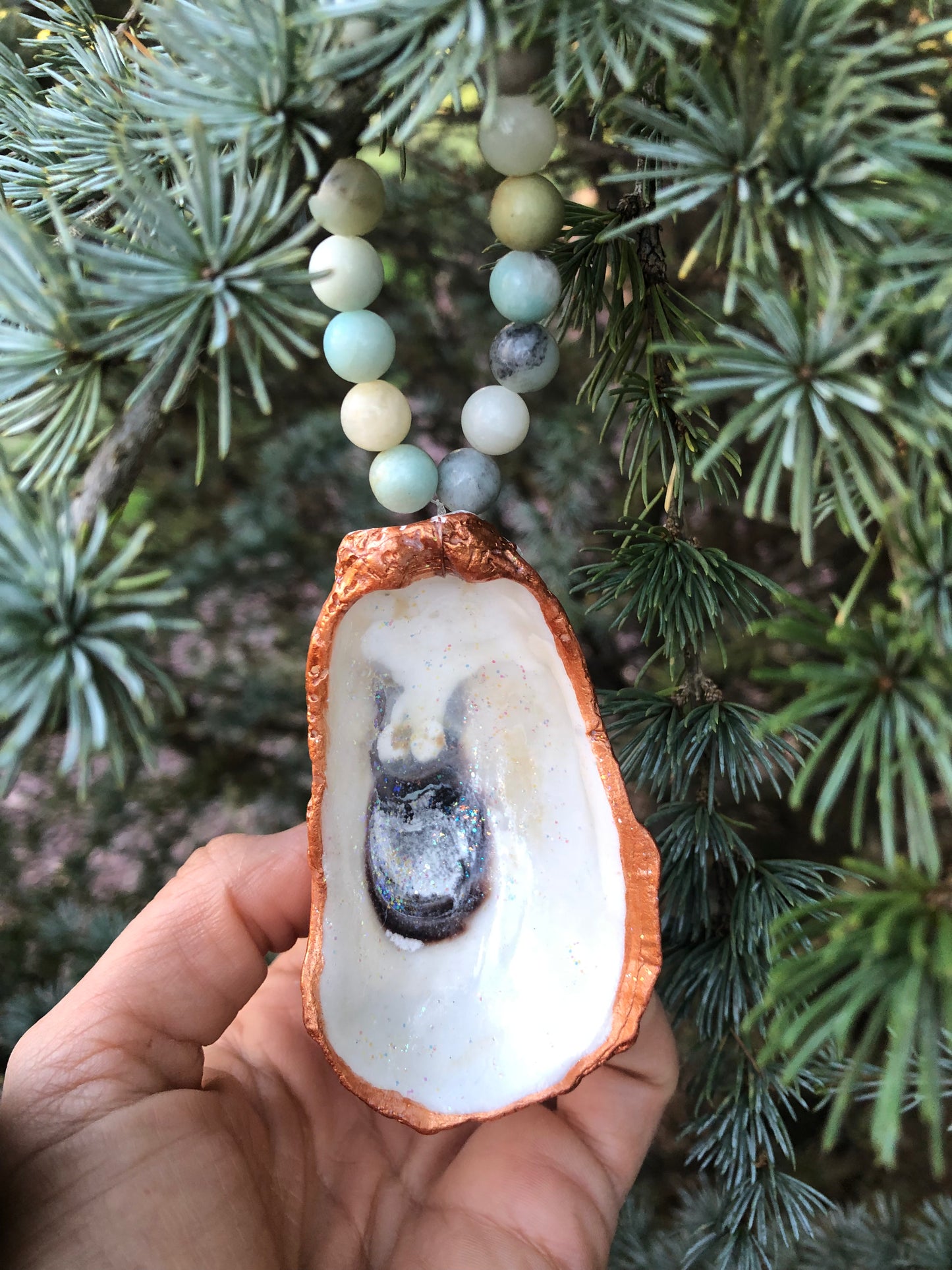 Little Bitties of the Sea - Set of 2 Oyster Shells