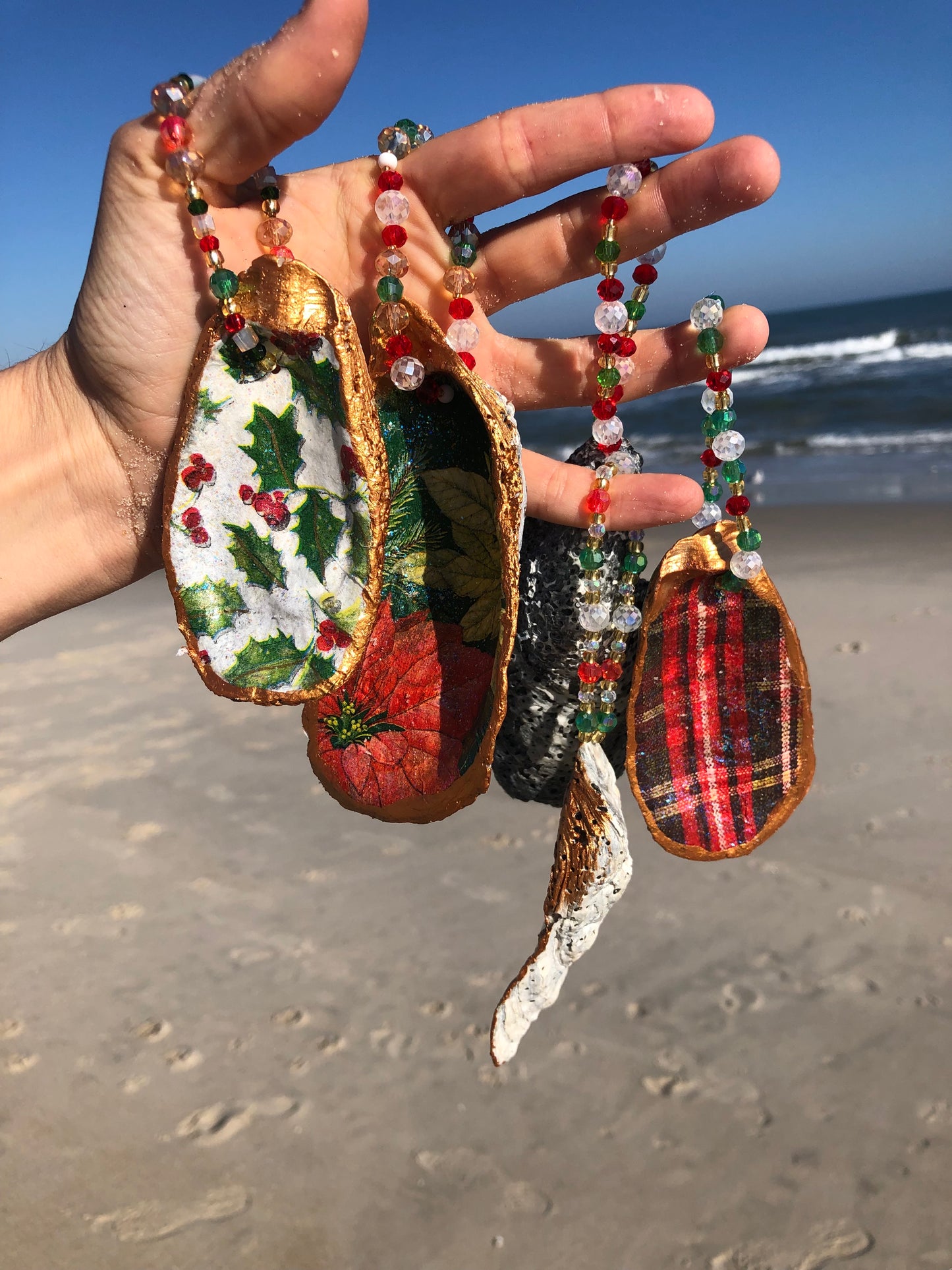 Sandy Plaid Oyster Shell
