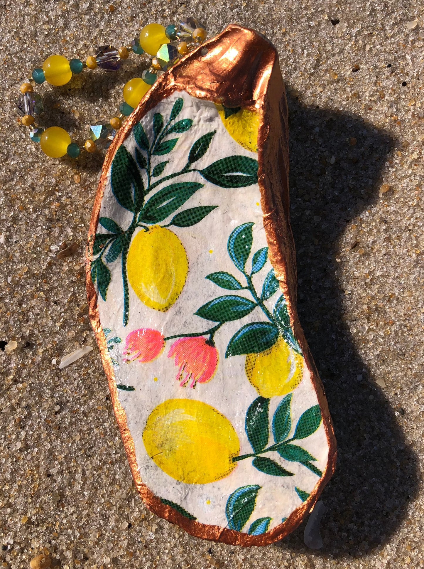 Life Gives You Lemons Oyster Shell